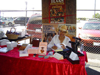 Martha at a book signing